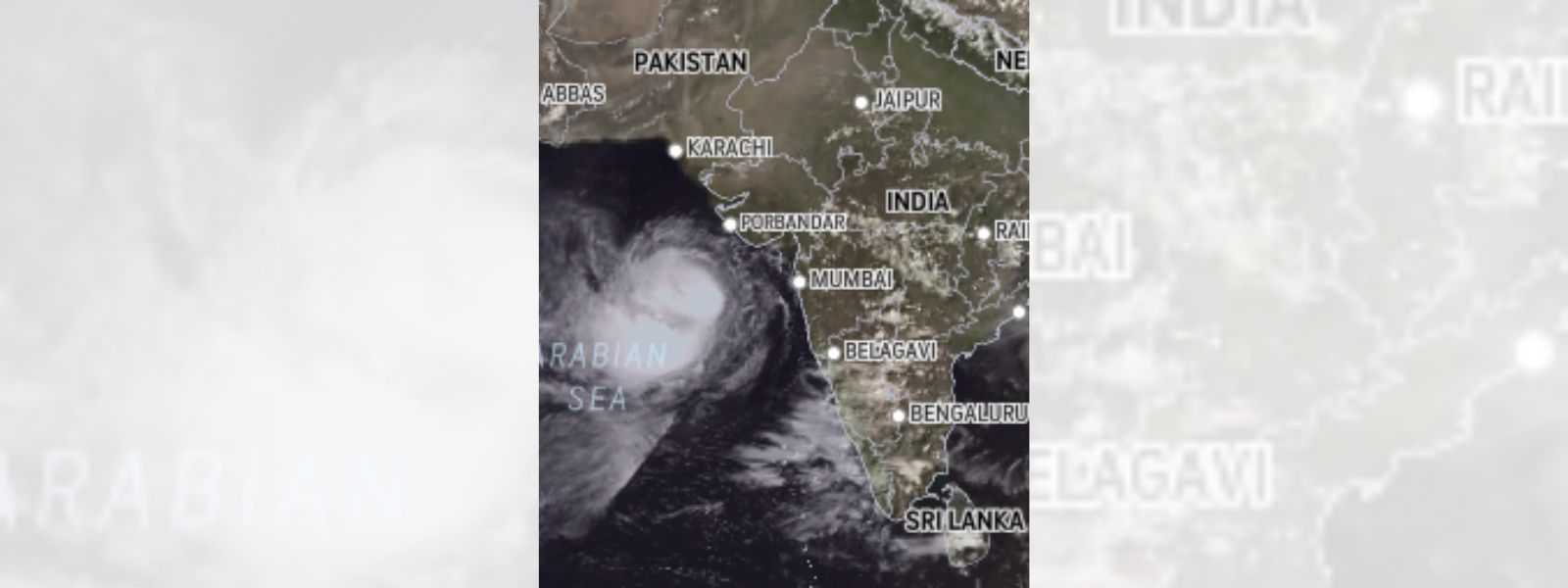 Extremely Severe Cyclone heads for India-Pakistan